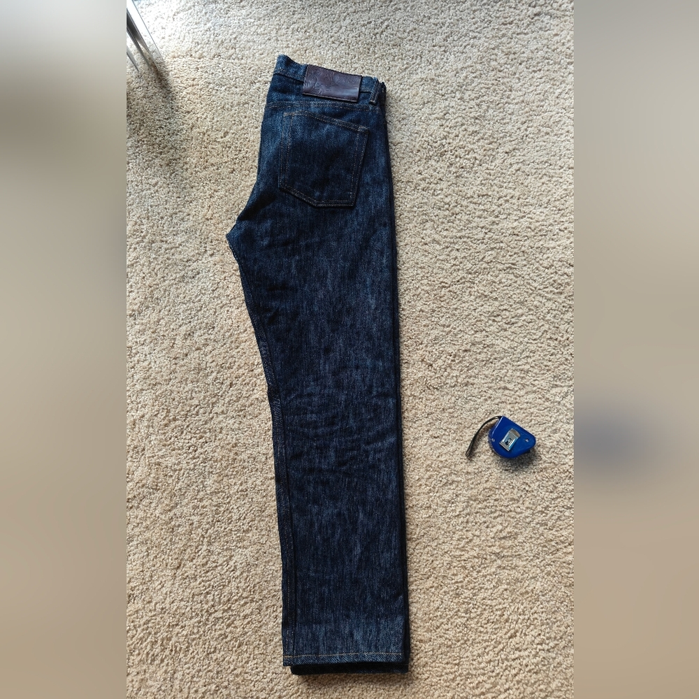 Naked & Famous Sakura Slub Selvedge Denim Weird Guy Japanese Heavyweight. 34x29